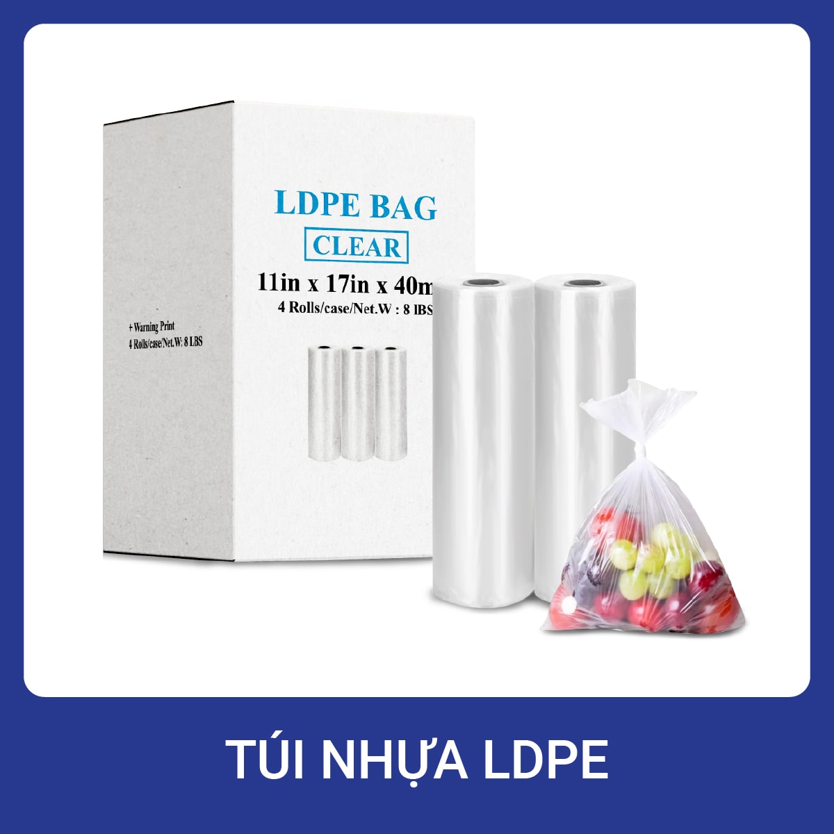 OEM/ODM Túi LDPE: Giải pháp bao bì mềm dẻo, trong suốt và dễ tùy chỉnh ...
