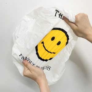 Túi nhựa đựng đồ in hình mặt cười